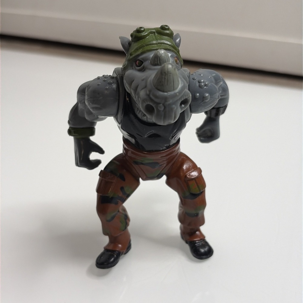 Vintage TMNT Rocksteady Rhino Action Figure 1988 Playmates